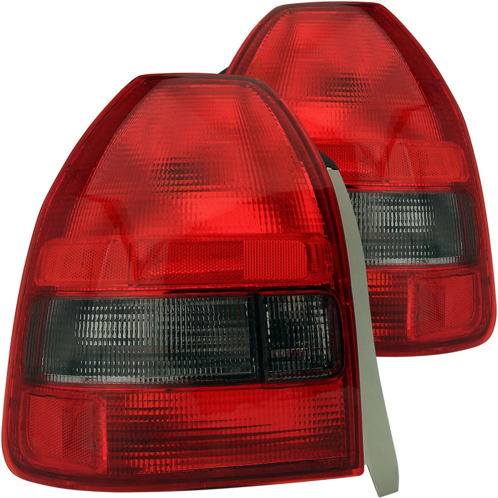 ANZO USA-221193 | Tail Light Assembly; Red/Smoke Lens;Pair