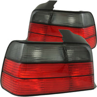 ANZO USA-221200 | Tail Light Assembly; Red/Smoke Lens;Pair