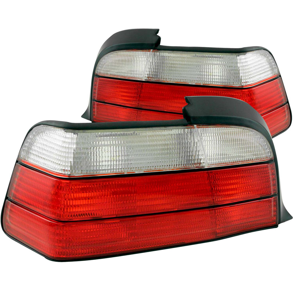 ANZO USA-221215 | Tail Light Assembly; LED; Red/Clear Lens;Pair