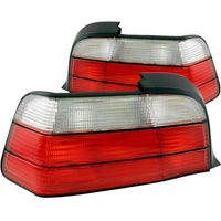 ANZO USA-221215 | Tail Light Assembly; LED; Red/Clear Lens;Pair