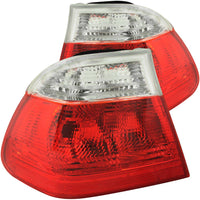 ANZO USA-221218 | Tail Light Assembly; Red/Clear Lens;Pair