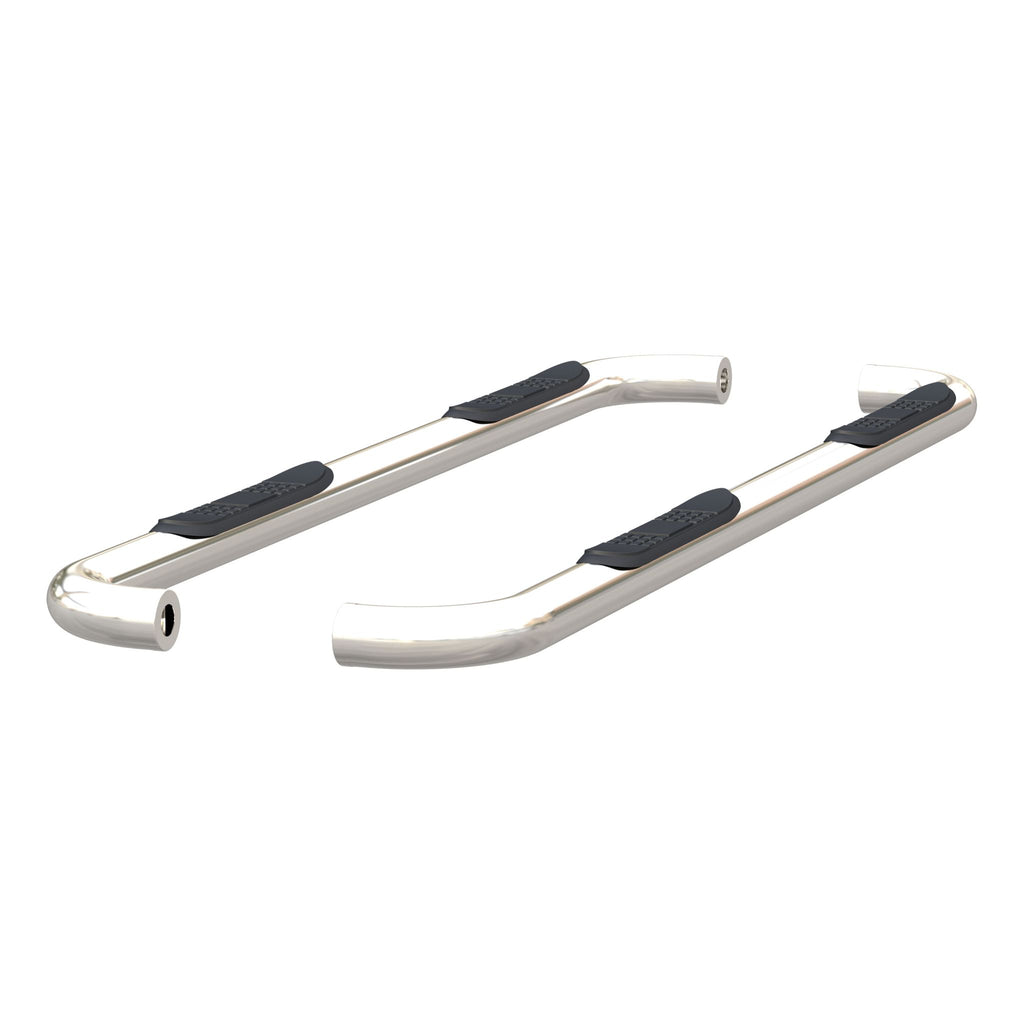 3" Round Polished Stainless Side Bars Select Ram 1500
