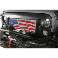 Spartan Grille Kit American Flag; 07-16 Jeep Wrangler JK