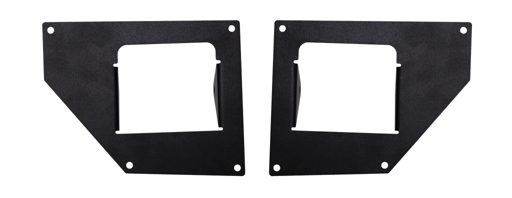 Go Rhino - 231152T - BRJ40 Light Plates for Straight End Caps (4in)