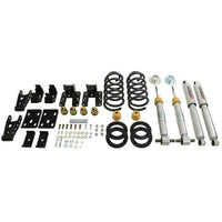 BELLTECH 987SP LOWERING KITS  Front And Rear Complete Kit W/ Street Performance Shocks 2014-2018 Chevrolet Silverado/Sierra (Std Cab) 2wd 1 in. or 2 in. F/4 in. R Drop W/ Street Performance Shocks