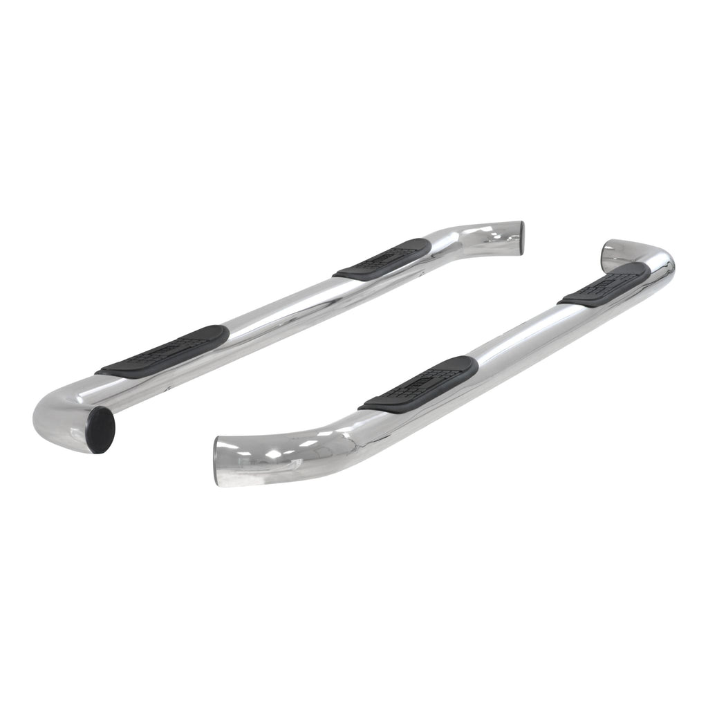 3" Round Polished Stainless Side Bars Select Ford F-150