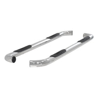 3" Round Polished Stainless Side Bars Select Ford F-150