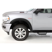 Bushwacker 50069-02 Black OE-Style Smooth Finish Front Fender Flares for 2019-2022 Ram 2500 fits models w/o OEM Fender Flares Includes Dually