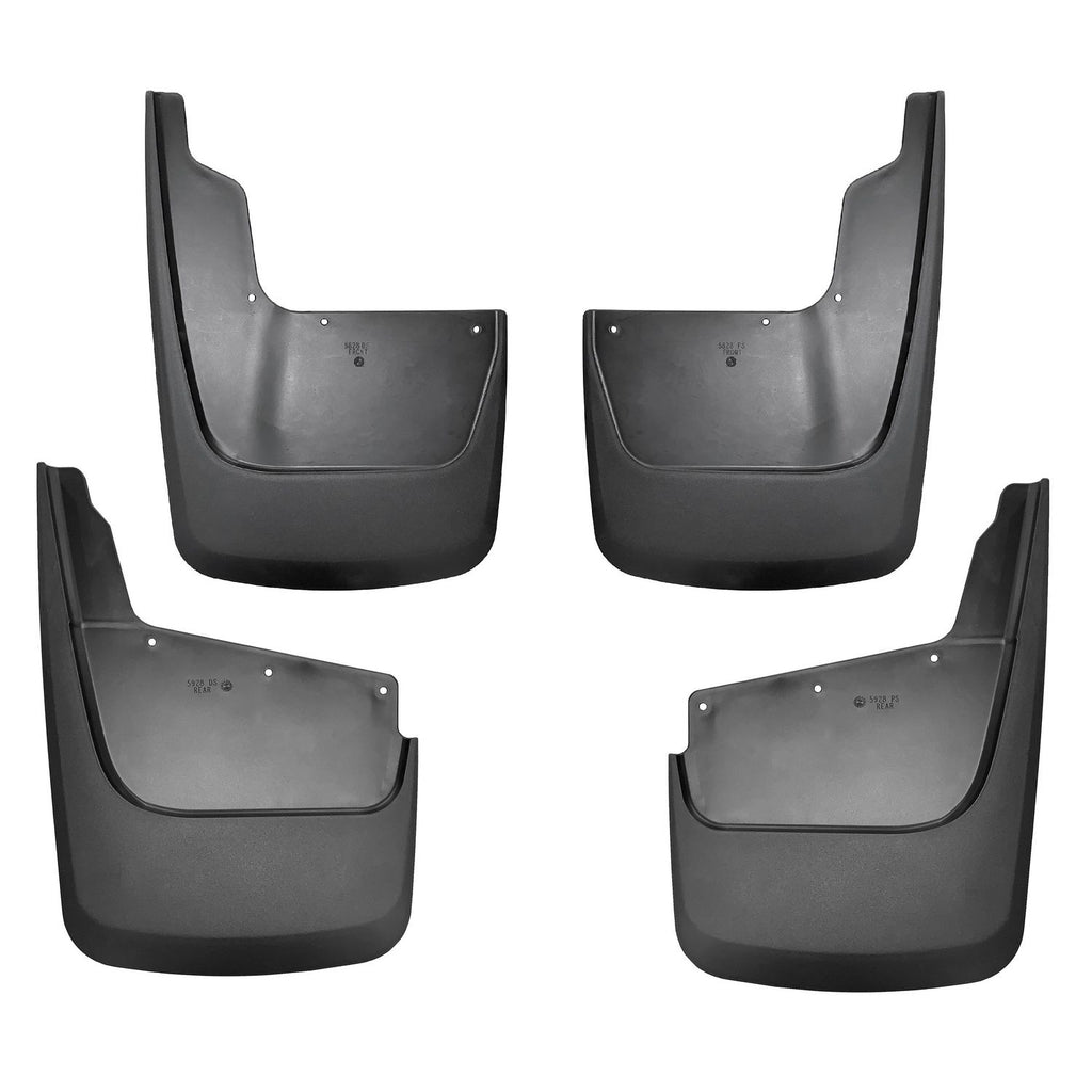 Husky Liners 58286 | Husky Liners Front and Rear Mud Guard Set, Fits 20-C SILVERADO/SIERRA 2500/3500 FRONT AND REAR  MUD GUARD SET
