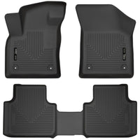Husky Liners 95661 | Husky Liners Front & 2nd Seat Floor Liners, Fits 18-C ATLAS BLACK FRONT AND SECOND SEAT FLOORLINERS