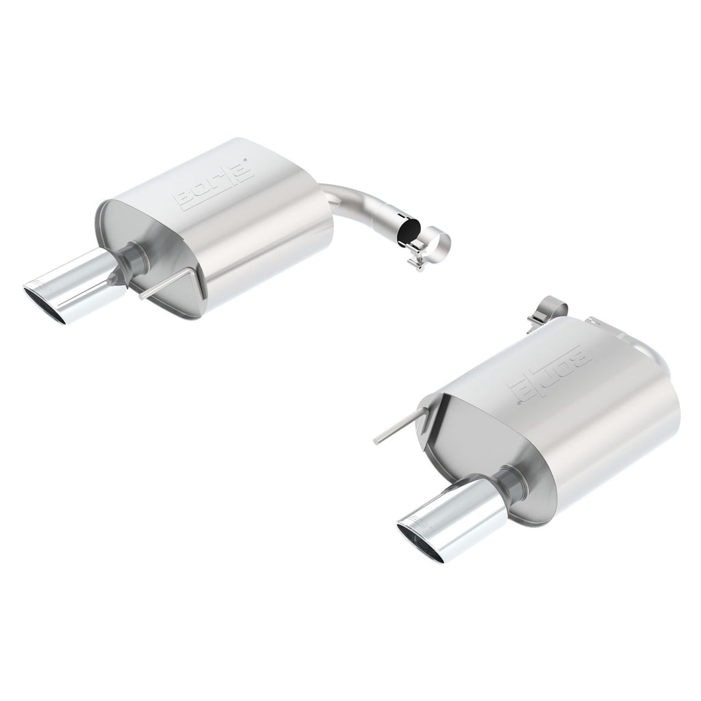 Borla 11889 | Borla S-Type Axle-Back Exhaust System for 2017-2020 Ford Mustang 2.3L ECOBOOST/3.7L V6 AT/MT RWD 2DR (EXCEPT CONV.) 2.25" "S-TYPE" S RD RL AC SR TIP 4.00" X 9.50".