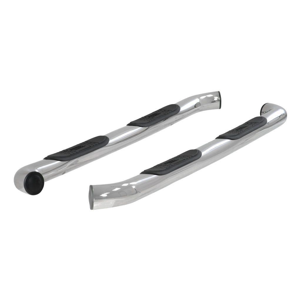 3" Round Polished Stainless Side Bars Select Ford F-150