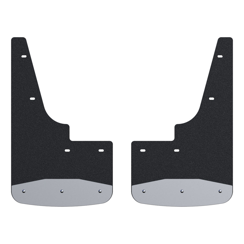 Front 12" x 20" Textured Rubber Mud Guards Select Ford Ranger (2 Flaps)