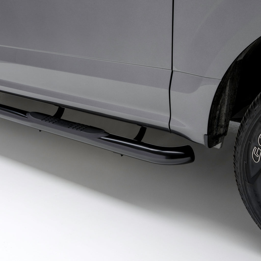 3" Round Black Steel Side Bars Select Ford Bronco