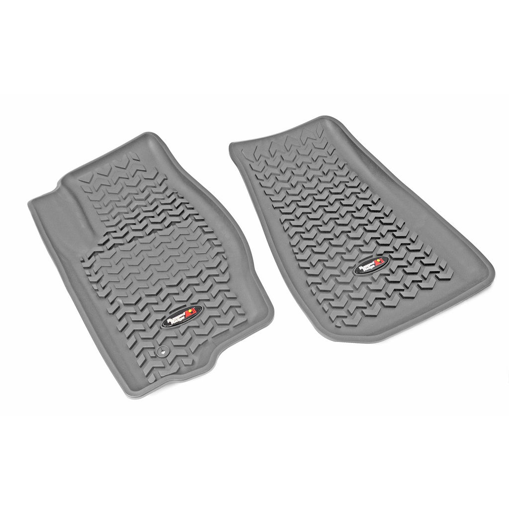 Rugged Ridge 14920.28 | Floor Liners, Front, Gray; 05-10 Jeep WK/XK