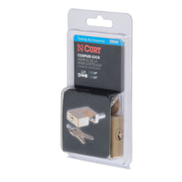 Coupler Lock (1/4" Pin 3/4" Latch Span Padlock Solid Brass)