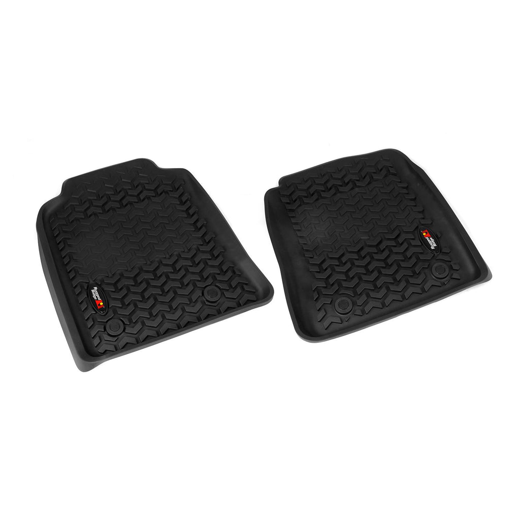 Rugged Ridge 82904.50 | Floor Liners, Front, Black; 12-14 Toyota Hilux DoubleCab
