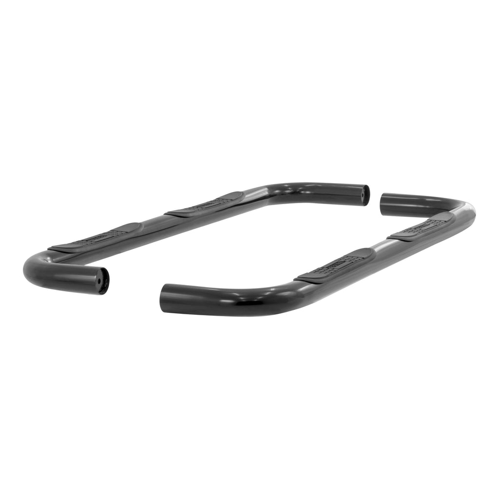 3" Round Black Steel Side Bars Select Jeep Grand Cherokee
