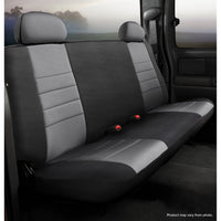 FIA-NP92-57 GRAY | 19-C RAM 1500 NP REAR BENCH SEAT COVER BLACK W/GRAY CENTER PANEL