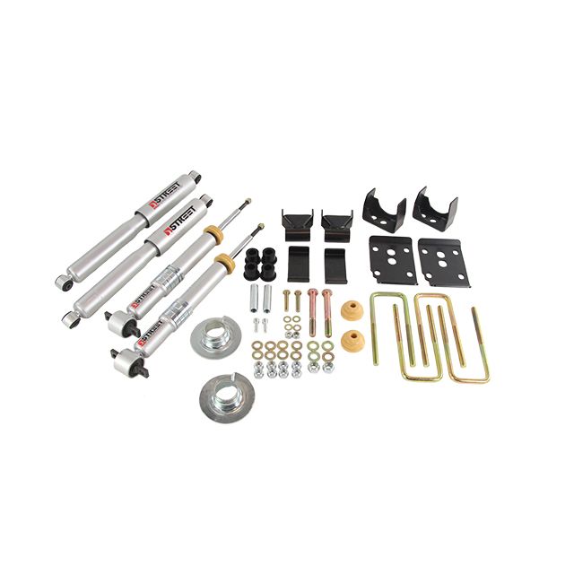 BELLTECH 1000SP LOWERING KITS  Front And Rear Complete Kit W/ Street Performance Shocks 2015-2020 Ford F150 ((All Cabs) Short Bed) +1 in. to -3 in. F/5.5 in. R W/ Street Performance Shocks