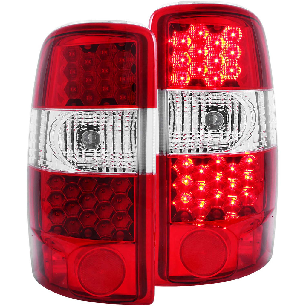 ANZO USA-311001 | Tail Light Assembly; Red/Clear Lens;Pair
