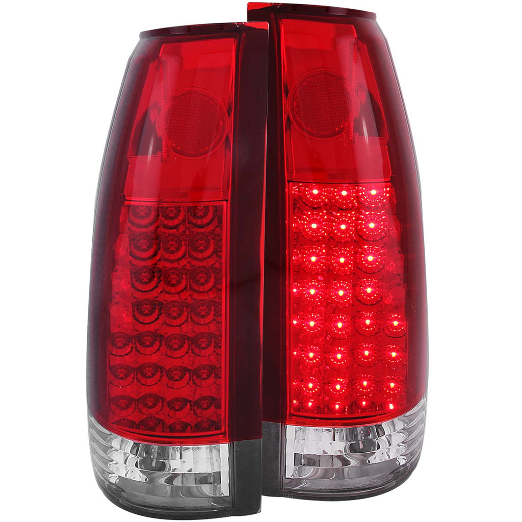 ANZO USA-311004 | Tail Light Assembly; LED; Red/Clear Lens; G2;Pair