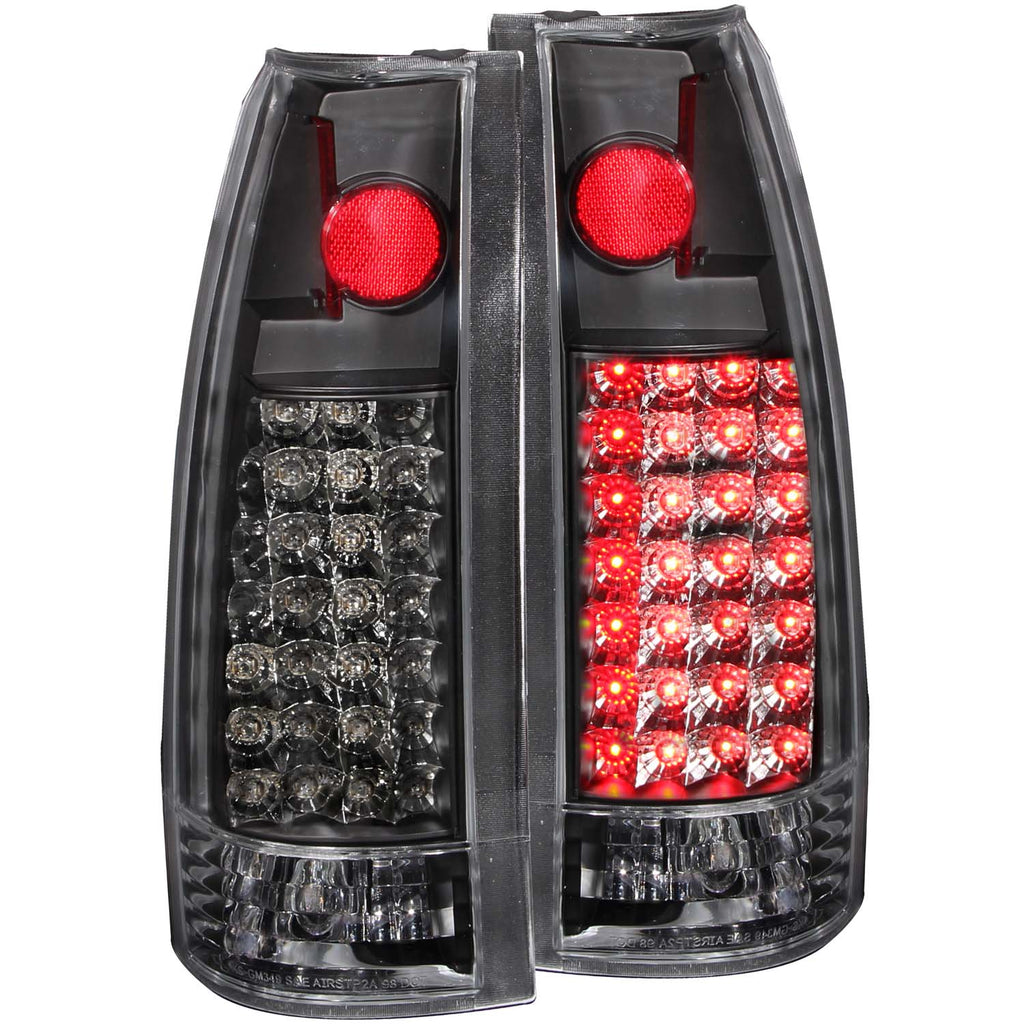 ANZO USA-311006 | Tail Light Assembly; LED; Clear Lens; Black Housing; G2;Pair