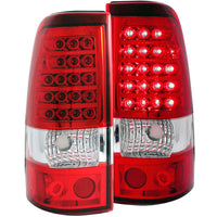 ANZO USA-311007 | Tail Light Assembly; LED; Red/Clear Lens;Pair