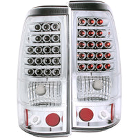 ANZO USA-311008 | Tail Light Assembly; LED; Clear Lens; Chrome Housing;Pair