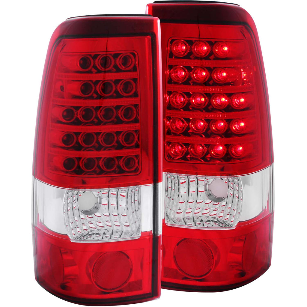 ANZO USA-311010 | Tail Light Assembly; LED; Red/Clear Lens;Pair
