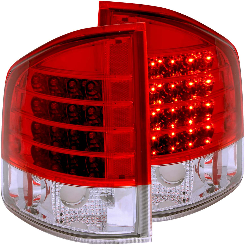 ANZO USA-311013 | Tail Light Assembly; LED; Red/Clear Lens;Pair
