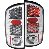 ANZO USA-311017 | Tail Light Assembly; LED; Clear Lens; Chrome Housing;Pair
