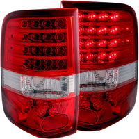 ANZO USA-311022 | Tail Light Assembly; LED; Red/Clear Lens;Pair