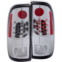 ANZO USA-311026 | Tail Light Assembly; LED; Clear Lens; Chrome Housing;Pair