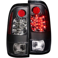 ANZO USA-311027 | Tail Light Assembly; LED; Clear Lens; Black Housing;Pair