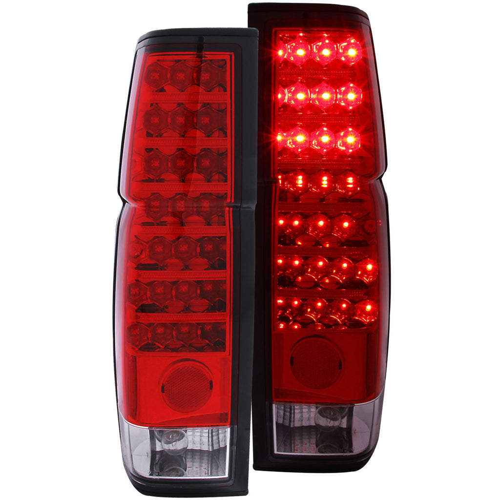 ANZO USA-311034 | Tail Light Assembly; Red/Clear Lens;Pair