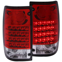 ANZO USA-311043 | Tail Light Assembly; Red/Clear Lens;Pair