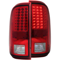 ANZO USA-311050 | Tail Light Assembly; LED; Red/Clear Lens;Pair