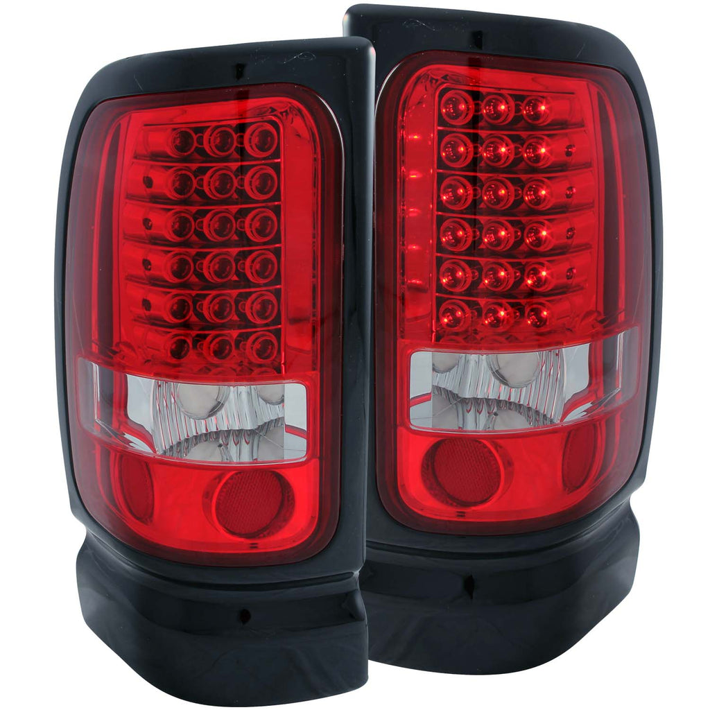 ANZO USA-311052 | Tail Light Assembly; LED; Red/Clear Lens;Pair