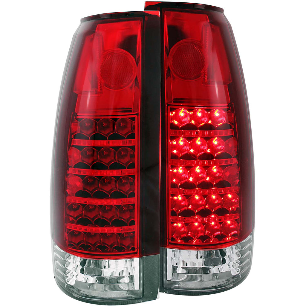ANZO USA-311057 | Tail Light Assembly; LED; Red/Clear Lens;Pair
