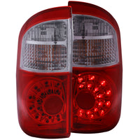 ANZO USA-311060 | Tail Light Assembly; LED; Red/Clear Lens;Pair