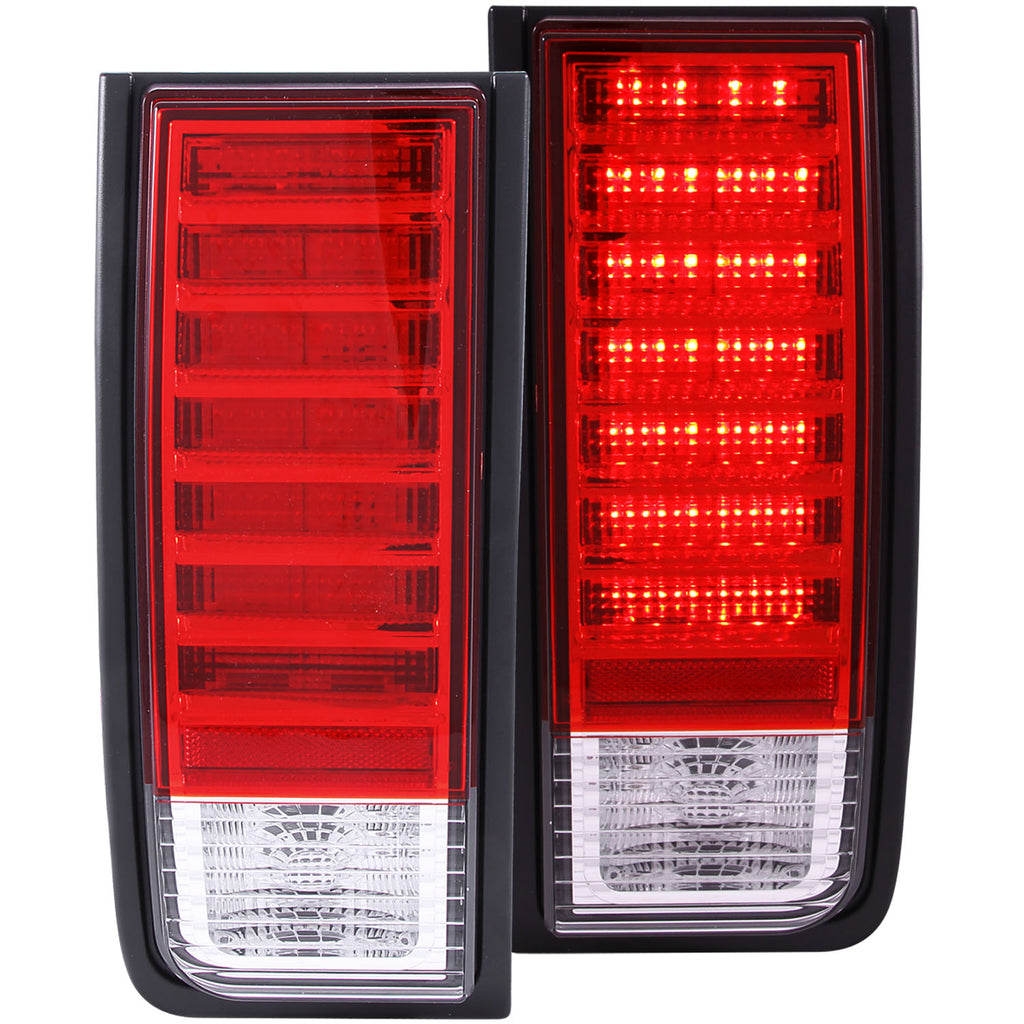 ANZO USA-311068 | Tail Light Assembly; LED; Red/Clear Lens;Pair