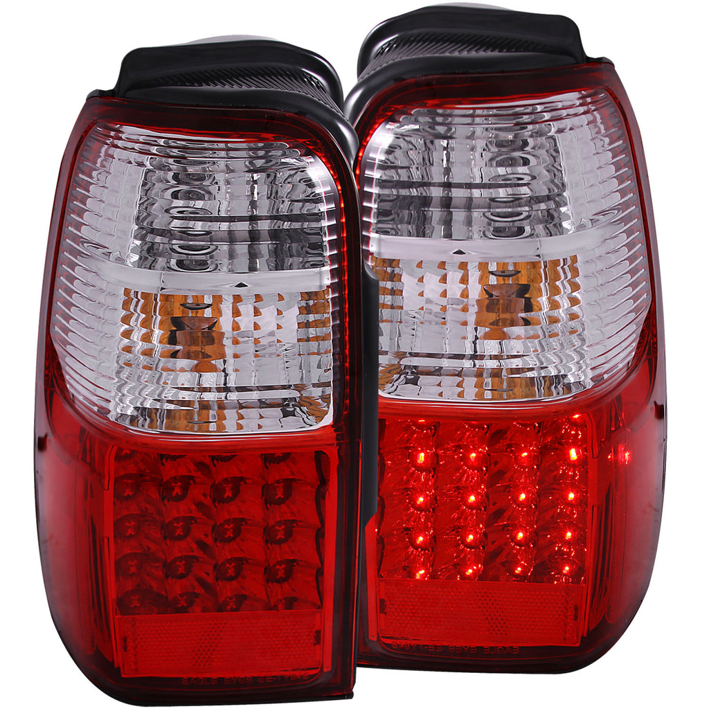 ANZO USA-311070 | Tail Light Assembly; Red/Clear Lens;Pair