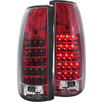 ANZO USA-311079 | Tail Light Assembly; Red/Clear Lens;Pair