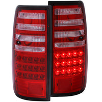 ANZO USA-311095 | Tail Light Assembly; Red/Clear Lens;Pair