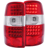 ANZO USA-311100 | Tail Light Assembly; LED; Red/Clear Lens; Red Reflector;Pair Chrome;