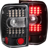 ANZO USA-311107 | Tail Light Assembly; LED; Clear Lens; Black Housing;Pair