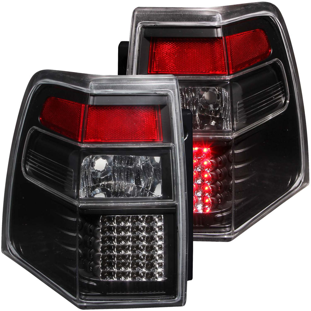 ANZO USA-311110 | Tail Light Assembly; LED; Clear Lens; Black Housing;Pair