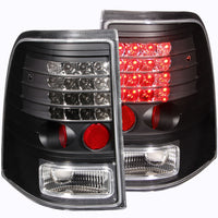 ANZO USA-311125 | Tail Light Assembly; LED; Clear Lens; Black Housing;Pair