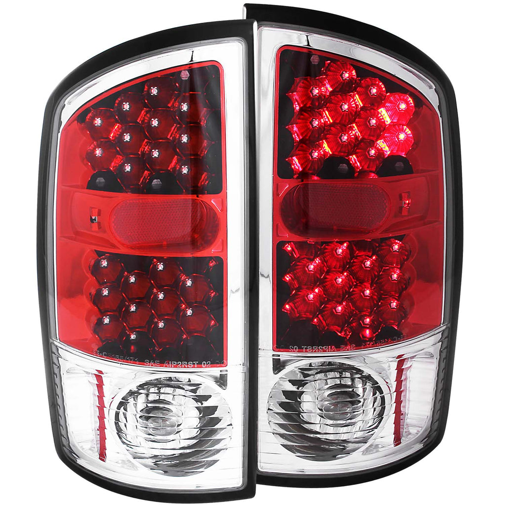 ANZO USA-311133 | Tail Light Assembly; Red/Clear Lens;Pair